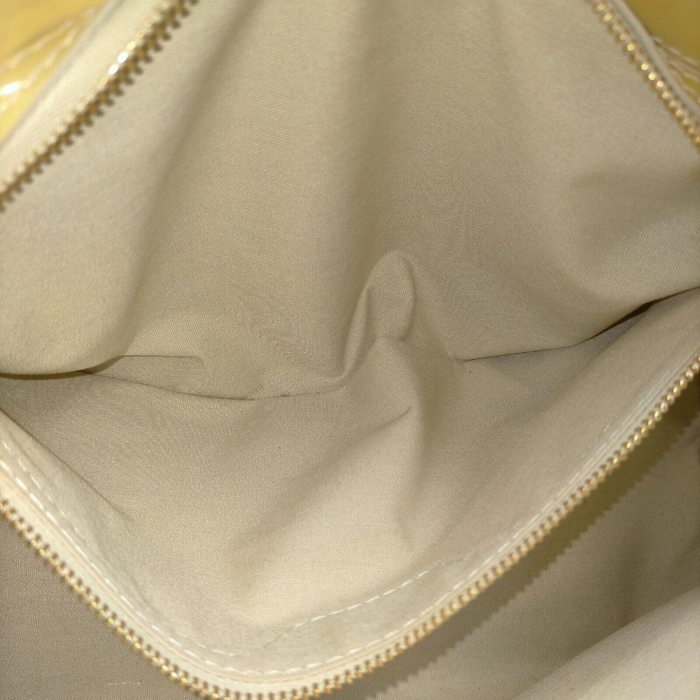 Louis Vuitton Yellow Patent Monogram Satchel - Picture 9 of 12